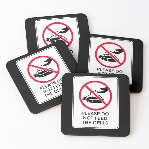 Item preview, Do-Not-Feed-The-Cells-Sign designed and sold by cmoxleyp.