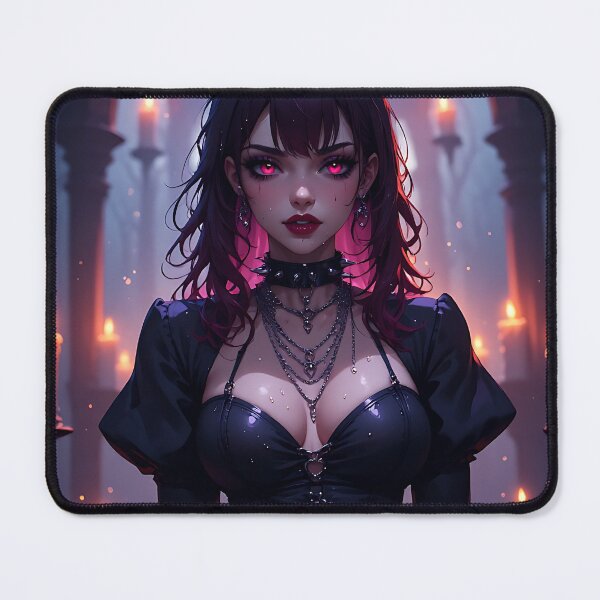 Item preview, Hot Halloween Anime Babe Goth Mommy Waifu Woman designed and sold by Your New Fixation.