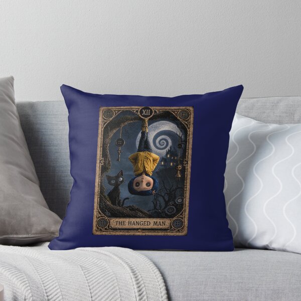 Item preview, Coraline inspired tarot card artwork the fool halloween designed and sold by Casey Spade Creations.