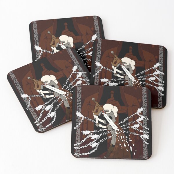 Item preview, Dark Knight Breaking Chains with Arrows of Insults designed and sold by fibiiistd.
