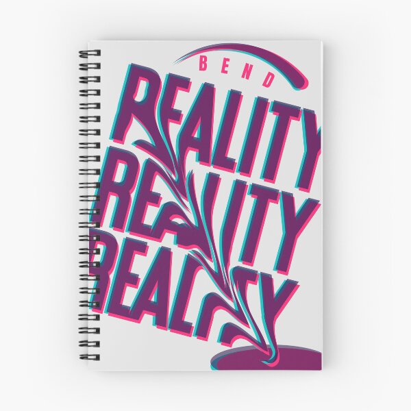 Item preview, Bend Reality Trippy Glitch Typography Melting Text designed and sold by SpiralStairShop.