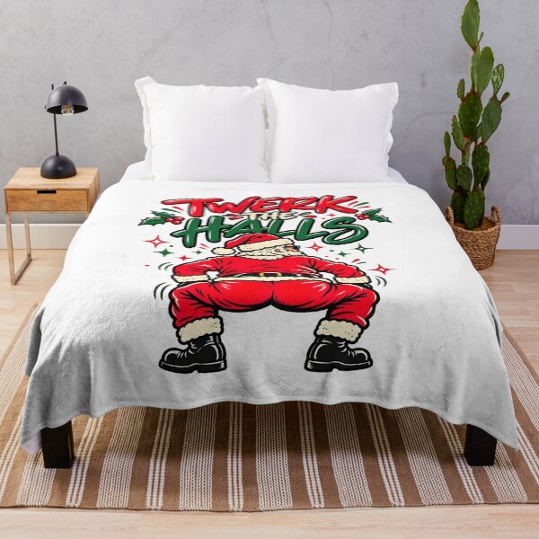 Item preview, Inappropriate Christmas, Twerk The Halls Naughty Santa designed and sold by graphic-genie.