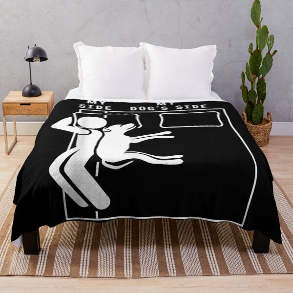 Item preview, Funny Dog Taking Over the Bed designed and sold by RannaHile.