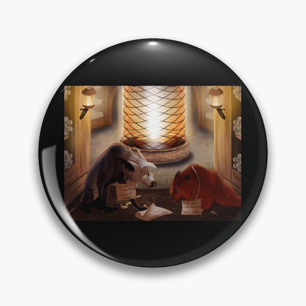 Item preview, Fantasy Wolves Near Magical Lantern in Scroll Library designed and sold by fibiiistd.