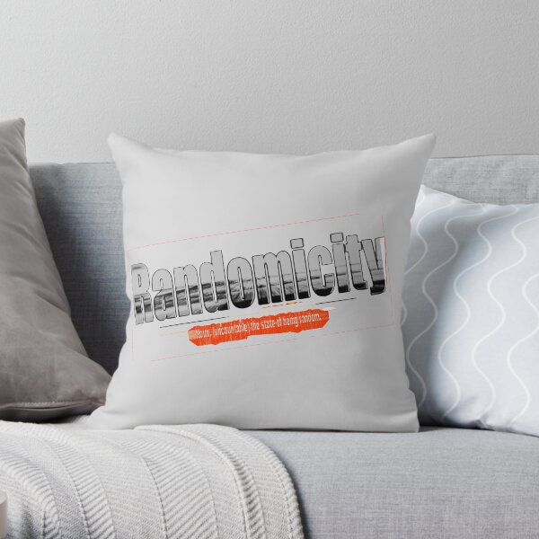 Randomicity Throw Pillow