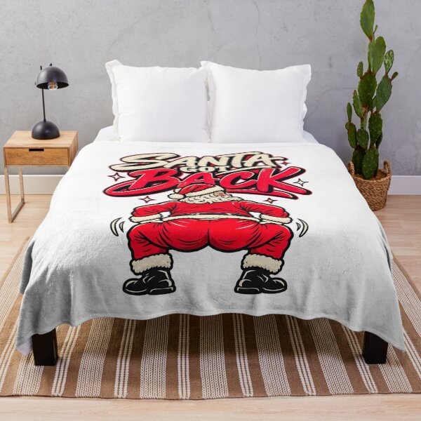 Item preview, Inappropriate Christmas, Santa Got Back Naughty Twerking Santa designed and sold by graphic-genie.