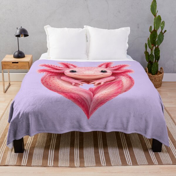 Item preview, Pink Axolotl Heart Cute Amphibian Lover Art designed and sold by HEARTSIGNAL.