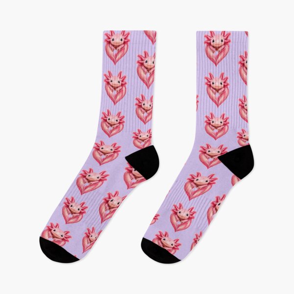 Item preview, Pink Axolotl Heart Cute Amphibian Lover Art designed and sold by HEARTSIGNAL.