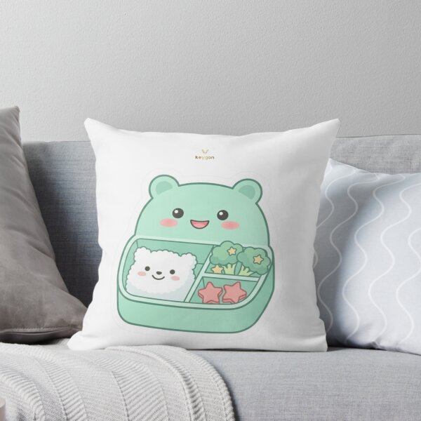 Item preview, Kawaii Bento Box - Cute Japanese Lunch Pastel Aesthetic Sticker designed and sold by keygon.