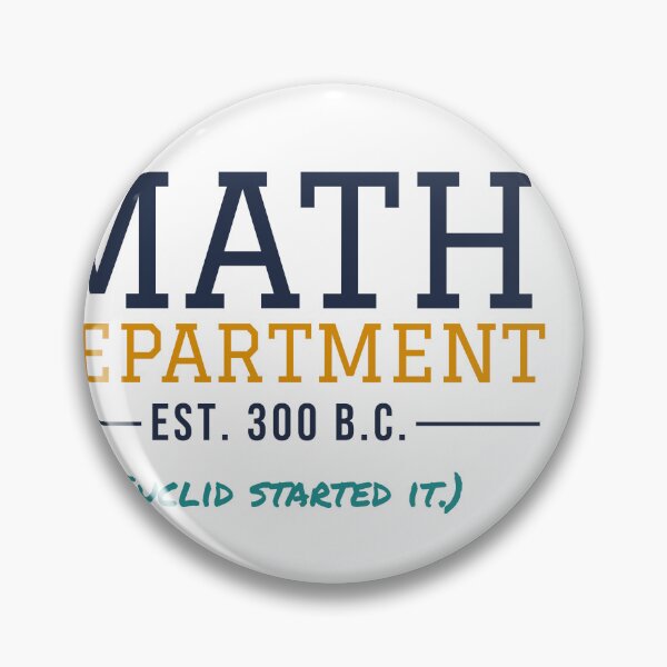 Item preview, Math Department Est. 300 BC - Euclid designed and sold by TheEmptySet.