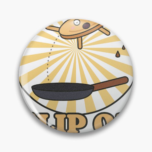 Item preview, Flip of Faith Funny Pancake Pun designed and sold by somebasic.