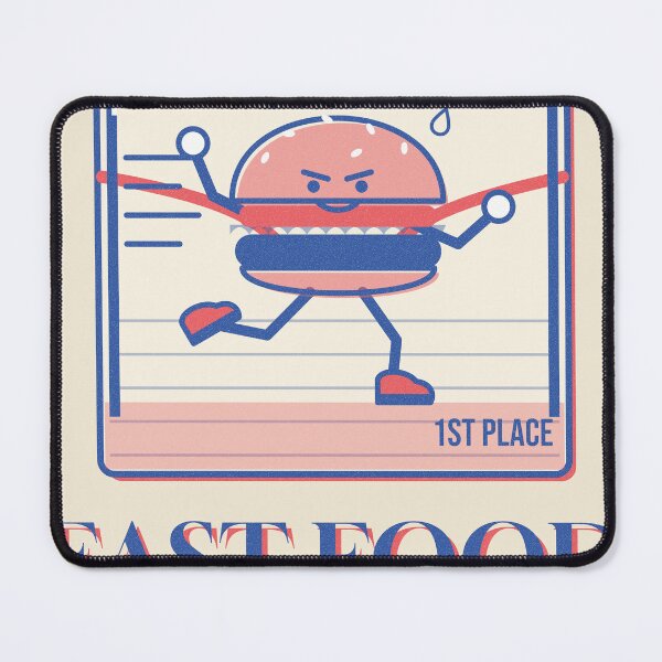 Item preview, Fast Food Funny Running Burger designed and sold by somebasic.