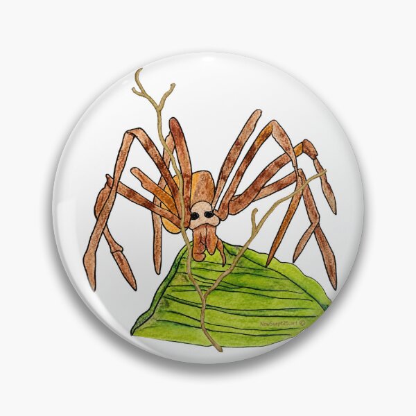 Item preview, Ogre Faced Spider Watercolour Wildlife Nature Art designed and sold by newsuept25.art.
