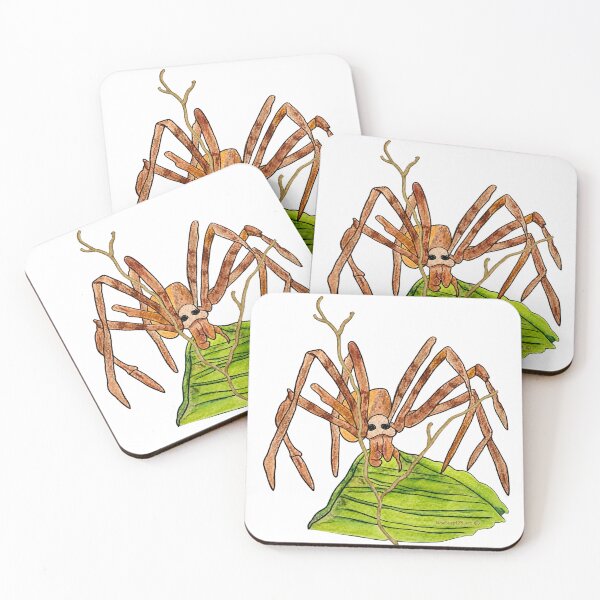 Item preview, Ogre Faced Spider Watercolour Wildlife Nature Art designed and sold by newsuept25.art.