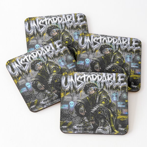 Item preview, Unstoppable // Cyberpunk Techwear Anime Streetwear designed and sold by Swizzy2vore.