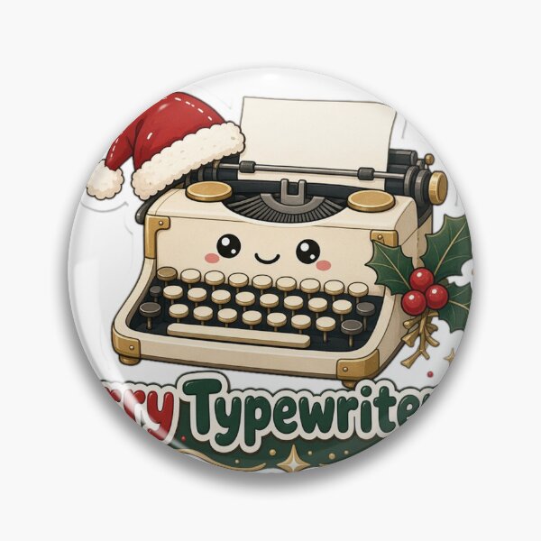 Item preview, Typewriter Christmas Merry Typewriter-mas Gift designed and sold by Soft Merch.