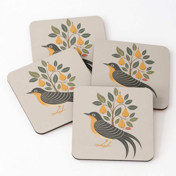 Item preview, Partridge-Bird and Pear-Tree Winter-Woodland 2 designed and sold by taiche.