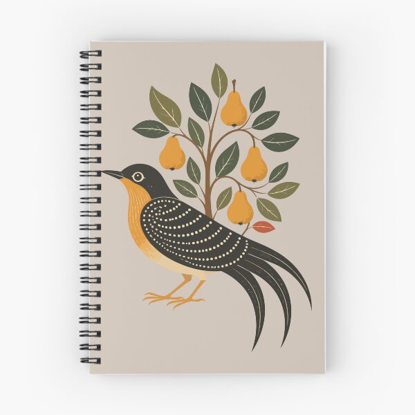 Item preview, Partridge-Bird and Pear-Tree Winter-Woodland 2 designed and sold by taiche.