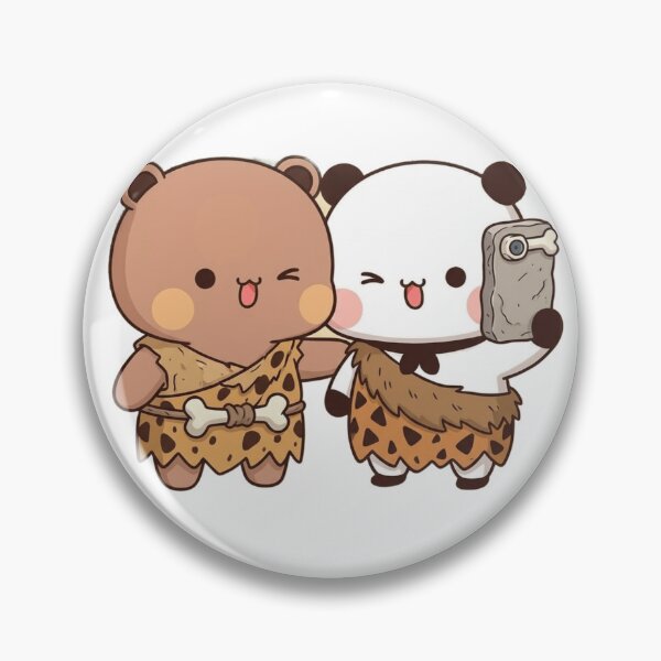 Item preview, Kawaii Prehistoric Bubu & Dudu Stone Age Selfie Adventure designed and sold by Kawaii Bears.