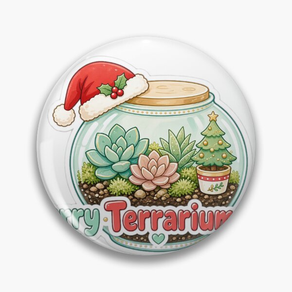 Item preview, Terrarium Christmas Merry Terrarium-mas Gift designed and sold by Soft Merch.