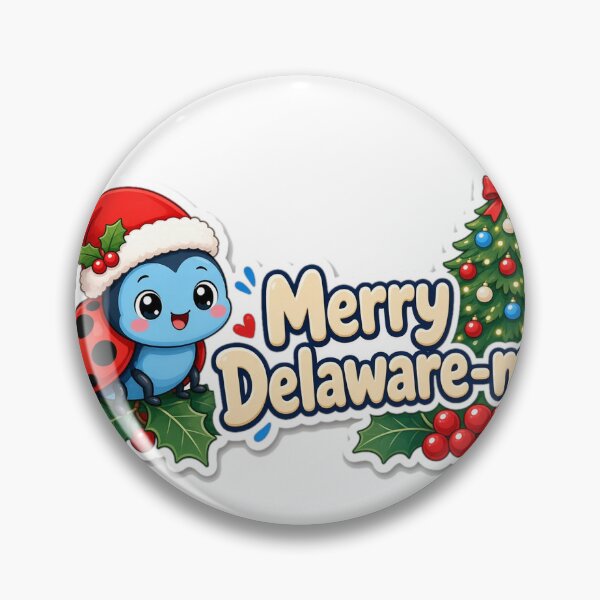 Item preview, Delaware Christmas Merry Delaware-mas Gift designed and sold by Soft Merch.
