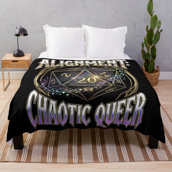 Item preview, Alignment Chaotic Queer | D20 Holographic DnD Pride Fantasy Design | LGBTQ Tabletop Gaming Art designed and sold by Luminari Creations.