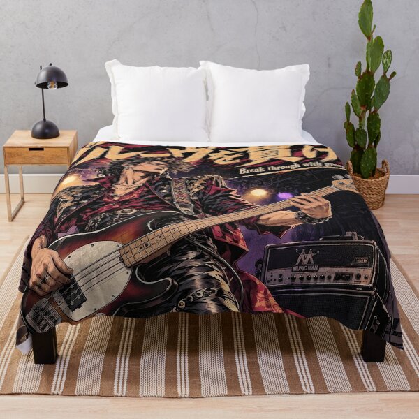 Item preview, Break Through with Groove! – Retro Anime Rock Bassist designed and sold by Douglystuff.