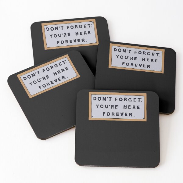 Item preview, Dont-Forget-Youre-Here-Forever-Simpsons-Sign designed and sold by helenm8addi.