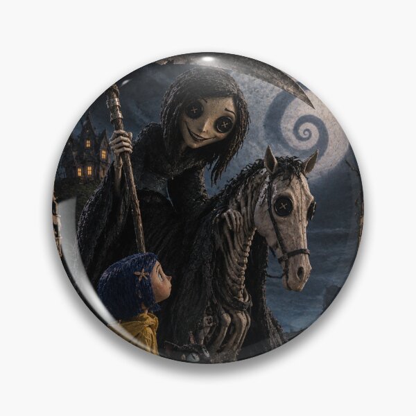 Item preview, Coraline inspired tarot card artwork the fool halloween designed and sold by Casey Spade Creations.