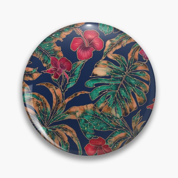Item preview, Exotic Toucan Bird & Paradise Leaves Pattern 02 designed and sold by The Design Asset Station.