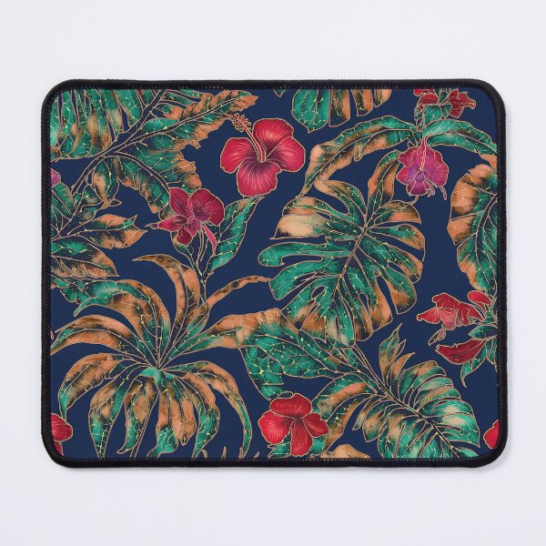 Item preview, Exotic Toucan Bird & Paradise Leaves Pattern 02 designed and sold by The Design Asset Station.
