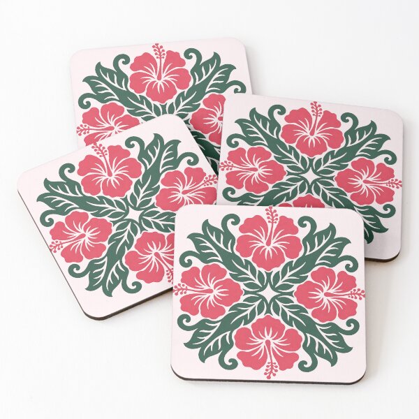 Item preview, Hibiscus Hawaiian Quilt Pattern designed and sold by Small Kine Prints.