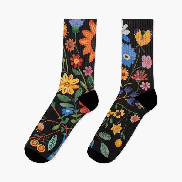 Item preview, Folk Flower in Vases designed and sold by ViaARTfactory.