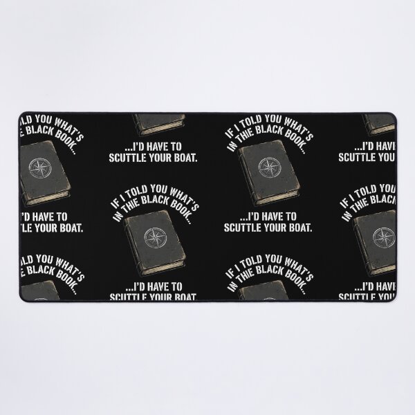 Item preview, If I Told You What's In The Black Book I'd Have To Scuttle Your Boat | Fisherman Secret Spot Humor | Funny Angler Art Design designed and sold by Luminari Creations.