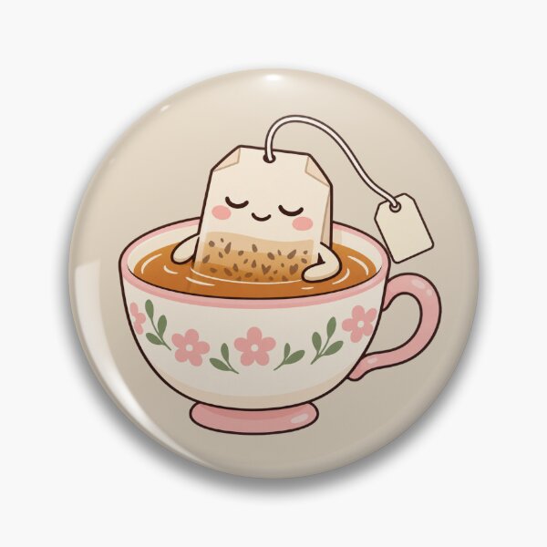 Item preview, Cute Minimalist Tea Bag Cozy Self Care Aesthetic Daily Motivation designed and sold by Im-Ara.