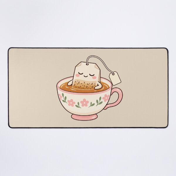 Item preview, Cute Minimalist Tea Bag Cozy Self Care Aesthetic Daily Motivation designed and sold by Im-Ara.