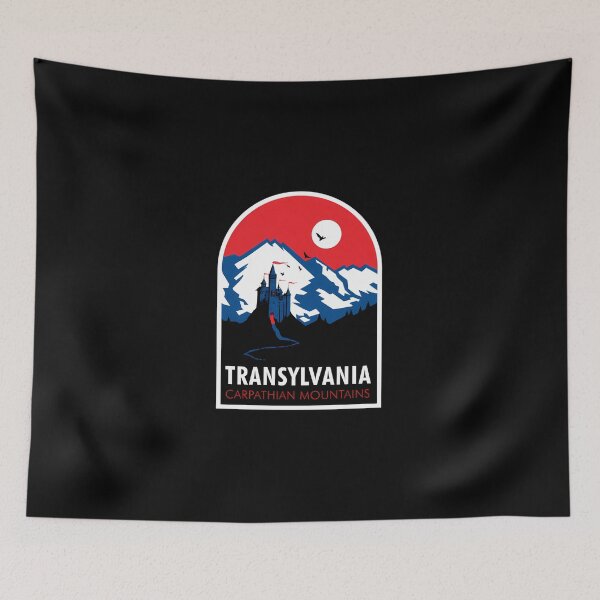 Item preview, Dracula---Transylvanian-Travel-Poster designed and sold by GenevieveWood.