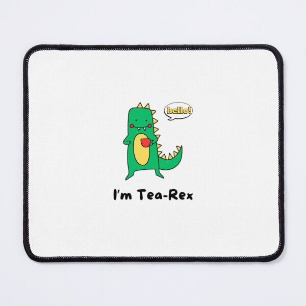 Item preview, Cute Dinosaur Tea Lover Illustration designed and sold by Soujji-Designs.