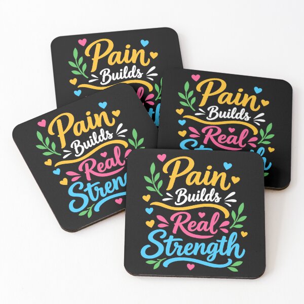 Item preview, Pain Builds Real Strength designed and sold by rejowan-arts.