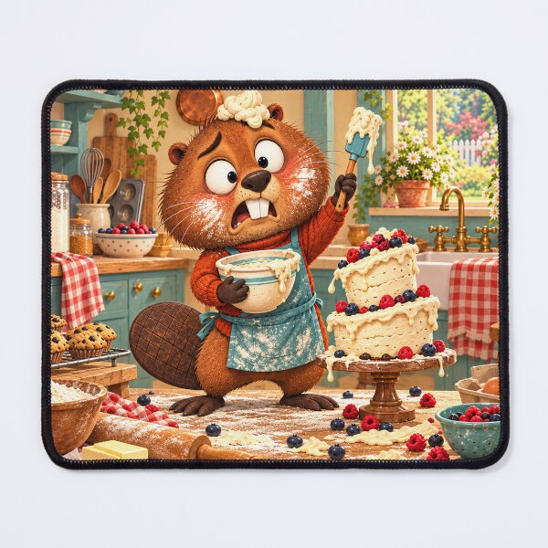 Item preview, Overambitious Beaver Baker and His Crooked Cake designed and sold by SandboxMashery.