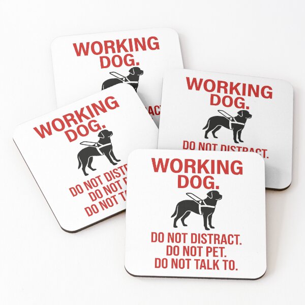Item preview, Working Dog Do Not Distract Do Not Pet Do Not Talk To | Service Dog Handler Shirt | Guide Dog Awareness Apparel designed and sold by Luminari Creations.