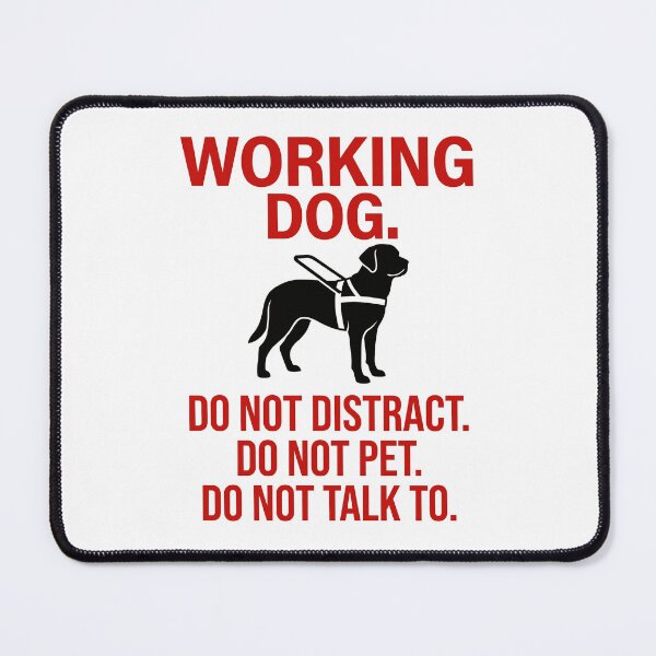 Item preview, Working Dog Do Not Distract Do Not Pet Do Not Talk To | Service Dog Handler Shirt | Guide Dog Awareness Apparel designed and sold by Luminari Creations.