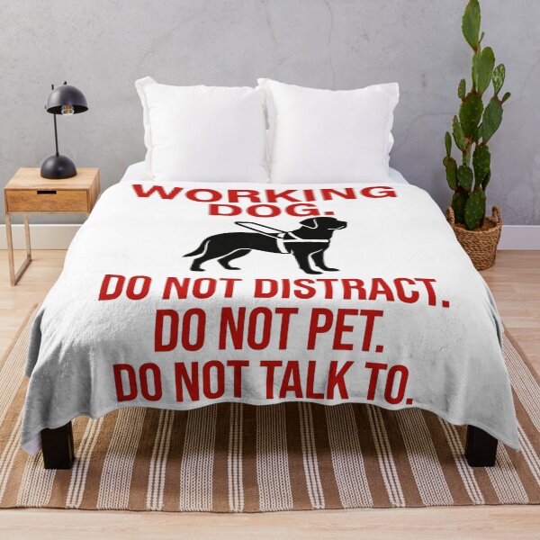 Item preview, Working Dog Do Not Distract Do Not Pet Do Not Talk To | Service Dog Handler Shirt | Guide Dog Awareness Apparel designed and sold by Luminari Creations.