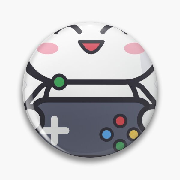 Item preview, Level Up - Cute Gamer Marshmallow Pip with Controller and Headset designed and sold by BiMood.