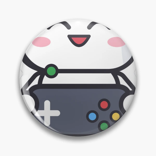 Level Up - Cute Gamer Marshmallow Pip with Controller and Headset — Pin by BiMood
