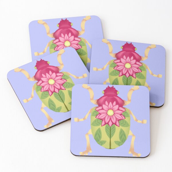 Item preview, Pink Flower Beetle designed and sold by SleepingDove.