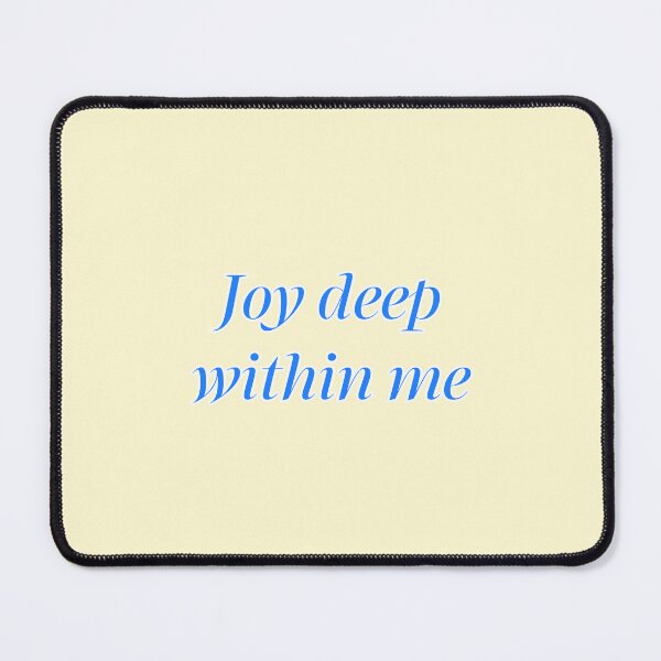 Item preview, (Blue) Joy Deep Within Me Minimalist Quote designed and sold by ro-wan-design.