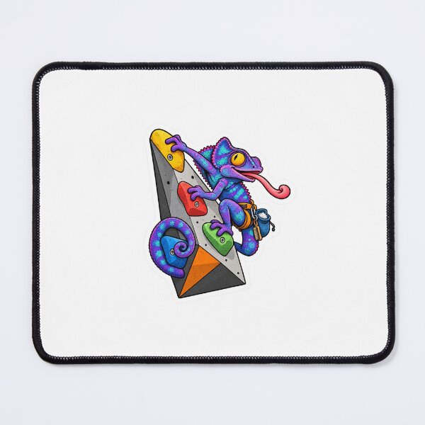 Item preview, Colorful Chameleon Rock Climber – Funny Bouldering Lizard Art designed and sold by kuikai123.