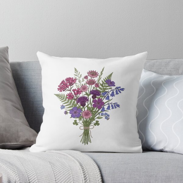 Item preview, Pride Wildflower Bouquet | Subtle Bi Pride Botanical Floral Art | LGBTQ Pride Month Botanical Illustration Design designed and sold by Luminari Creations.