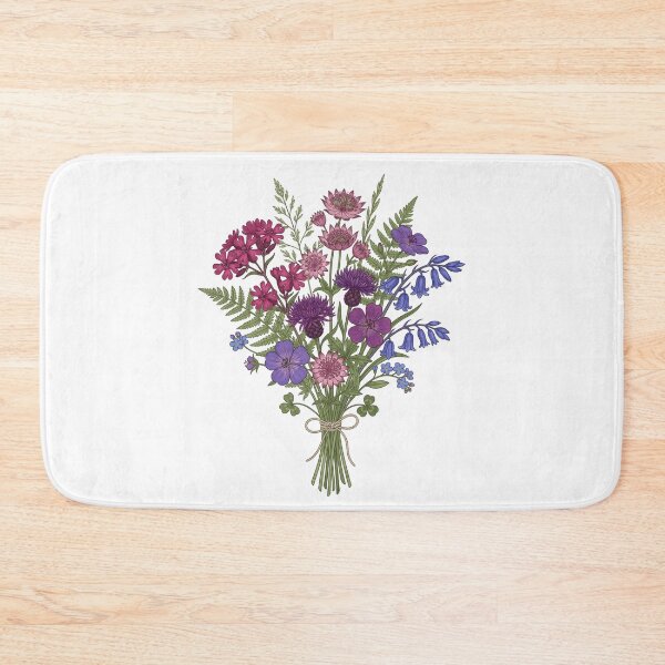 Item preview, Pride Wildflower Bouquet | Subtle Bi Pride Botanical Floral Art | LGBTQ Pride Month Botanical Illustration Design designed and sold by Luminari Creations.